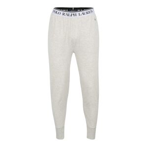 POLO RALPH LAUREN Pyžamové kalhoty  šedá / bílá