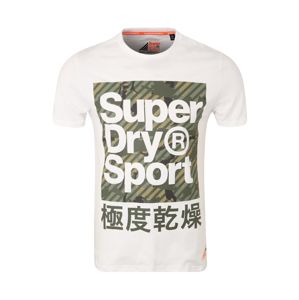 Superdry Funkční tričko 'HAZARD BOX TEE'  bílá