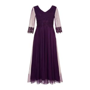 Ulla Popken Společenské šaty  tmavě fialová