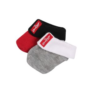 LEVI'S Ponožky  červená / černá / šedý melír / bílá
