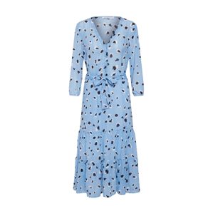 NA-KD Košilové šaty 'Maxi Dot Dress'  světlemodrá / tmavě modrá