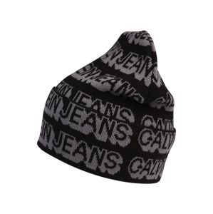 Calvin Klein Jeans Čepice  šedá / černá