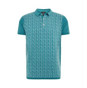 NEW LOOK Tričko  aqua modrá / bílá