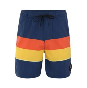 QUIKSILVER Plavecké šortky 'SEASONSVOL17 M JAMV'  tmavě modrá / žlutá / oranžová