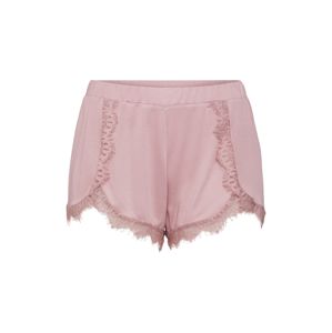 NA-KD Kalhoty 'Overlapped Lace Detailed Shorts'  růžová