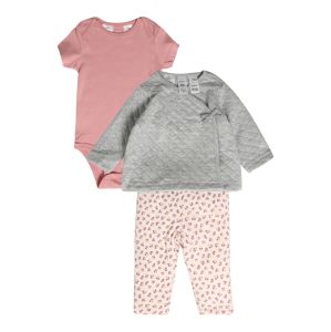 Carter's Pyžamo 'girl cardigan set F19 G Intl Pad Cardi Set'  šedá / růžová