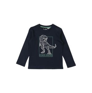 Sanetta Kidswear Tričko  tmavě modrá / zelená / bílá