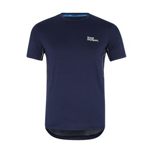 Superdry Funkční tričko 'ACTIVE CAMO'  tmavě modrá / stříbrně šedá