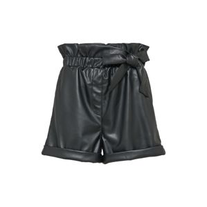 Lost Ink Kalhoty 'PAPER BAG'  černá
