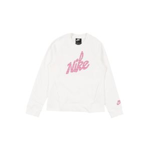 Nike Sportswear Mikina  bílá / růžová