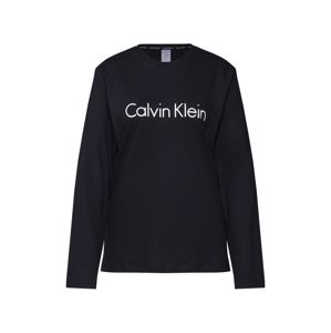 Calvin Klein Underwear Tričko 'L/S CREW NECK'  bílá / černá