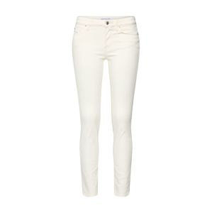 Calvin Klein Jeans Džíny 'MID RISE SKINNY STRETCH TWILL'  bílá