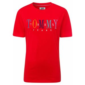 Tommy Jeans Tričko  mix barev / červená