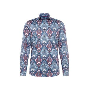 OLYMP Košile 'Level 5 City Print floral'  námořnická modř / červená