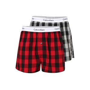 Calvin Klein Underwear Boxerky  šedá / červená / černá