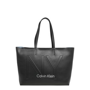 Calvin Klein Nákupní taška 'MUST PSP20 MED NY'  černá