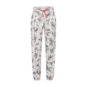 ESPRIT Pyžamové kalhoty  šedá / bílá