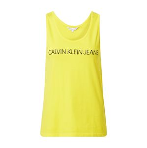 Calvin Klein Jeans Top  černá / žlutá