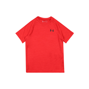 UNDER ARMOUR Funkční tričko  červená / černá