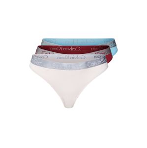 Calvin Klein Underwear Tanga '3PK'  krémová / modrá / červená