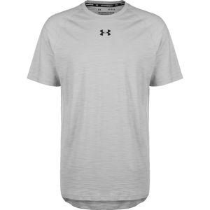 UNDER ARMOUR Funkční tričko  šedý melír / černá