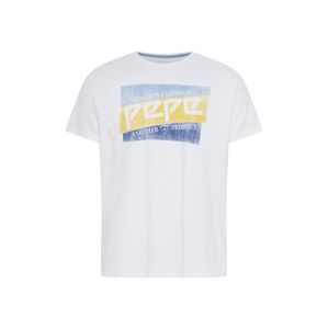 Pepe Jeans Tričko 'DOMINIK'  modrá / žlutá / bílá