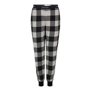 Calvin Klein Underwear Pyžamové kalhoty 'JOGGER'  bílá / šedá / černá