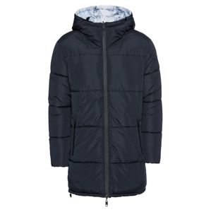 EDC BY ESPRIT Zimní kabát 'Reversable Puff Jackets'  námořnická modř / bílá