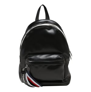 Tommy Jeans Batoh 'Logo Tape M Backpack'  černá / bílá