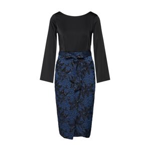 Closet London Šaty 'Closet Gold 2-In-1 Pencil Dress'  námořnická modř / černá