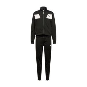 PUMA Sportovní souprava 'Techstripe Tricot Suit CL'  černá / bílá