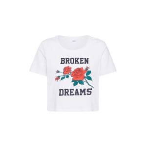 Merchcode Tričko 'Broken Dreams'  mix barev / bílá