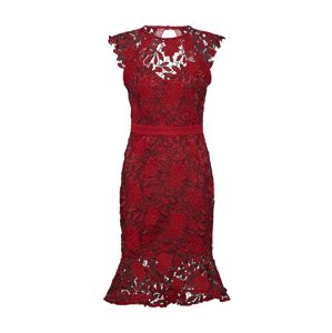 Lipsy Koktejlové šaty 'RED AO LACE DRESS(KATE MOVE ON)'  rubínově červená
