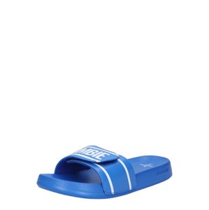 Abercrombie & Fitch Otevřená obuv  modrá / bílá