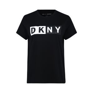 DKNY Sport Funkční tričko 'CREW NECK SHORT-SLEEVE TEE'  černá