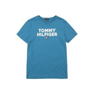 TOMMY HILFIGER Tričko  modrá / bílá