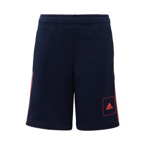 ADIDAS PERFORMANCE Sportovní kalhoty  tmavě modrá / svítivě oranžová