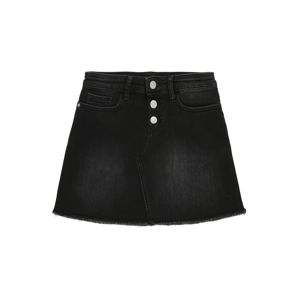 Calvin Klein Jeans Sukně 'A LINE SKIRT WORN BL'  černá džínovina