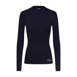 Calvin Klein Jeans Svetr 'ICONIC RIB CREW NECK'  černá