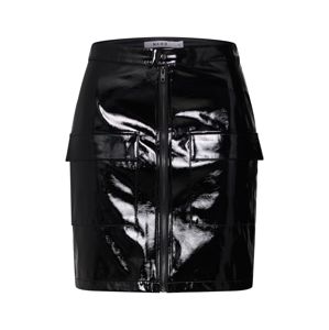 NA-KD Sukně 'Shiny Skirt'  černá