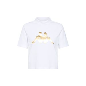 KAPPA Tričko 'Effi'  zlatá / bílá