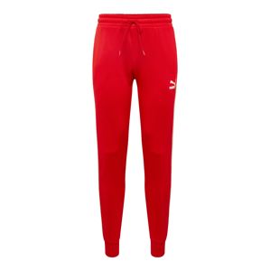 PUMA Kalhoty 'Iconic T7'  světle červená / bílá