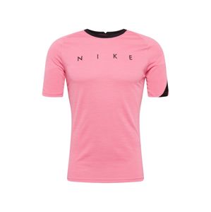 NIKE Funkční tričko  pink / černá
