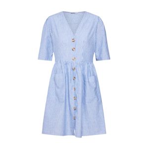 ONLY Košilové šaty 'onlTAMMY S/S DRESS WVN'  modrá / bílá