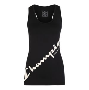 Champion Authentic Athletic Apparel Funkční tričko 'TANK TOP'  černá / bílá