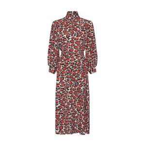 Essentiel Antwerp Košilové šaty 'Tapir'  červená / bílá