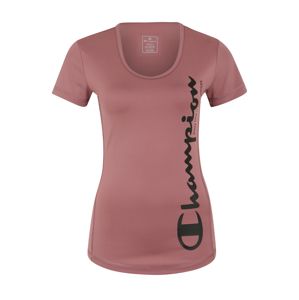 Champion Authentic Athletic Apparel Funkční tričko 'CREWNECK T-SHIRT'  fialová / černá