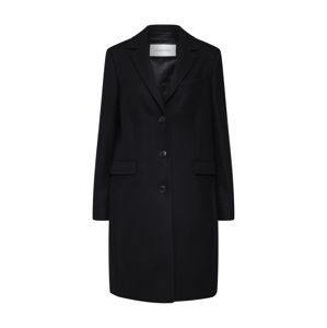 Calvin Klein Přechodný kabát 'WOOL CASHMERE MELTON CROMBY COAT'  černá