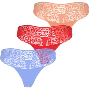 Tommy Hilfiger Underwear Tanga  modrá / červená / béžová