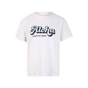 Hey Honey Funkční tričko 'Aloha'  tyrkysová / bílá / černá